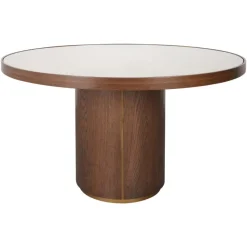 Richmond Interiors Eettafel Willox brown 130Ø including glass