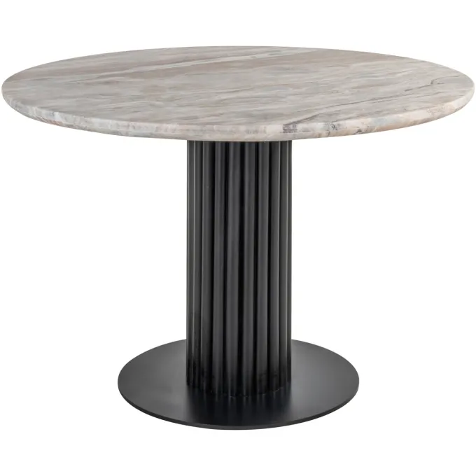 Richmond Interiors Eettafel Nyon Blush beige 120Ø