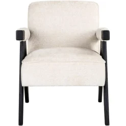 Richmond Interiors Fauteuil Cooper Wit Bergen 900 Wit chenille