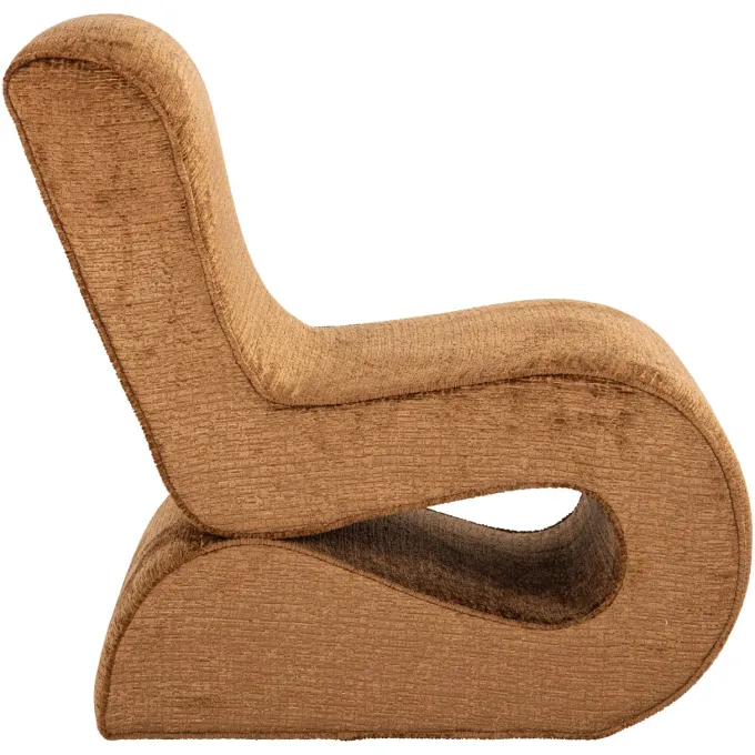 Richmond Interiors Fauteuil Frankie cognac fusion (Fusion cognac 28)