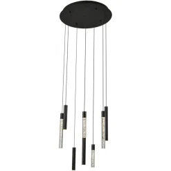 Richmond Interiors Hanglamp Oxley 8 lampen Brons