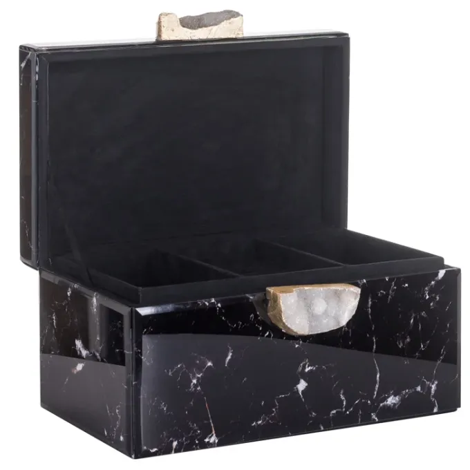Richmond Interiors Juwelen box Maeve zwart marmer