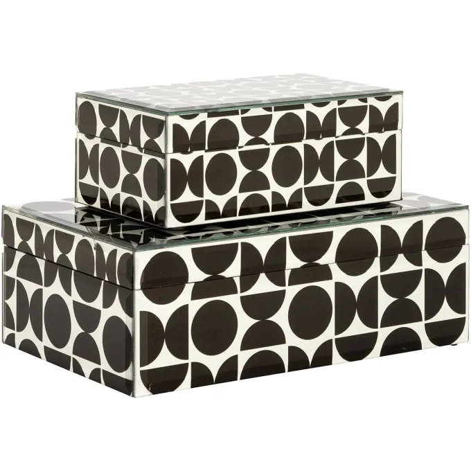 Richmond Interiors Juwelen box Vivian groot zwart