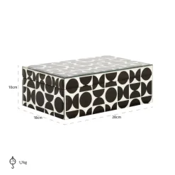 Richmond Interiors Juwelen box Vivian groot zwart