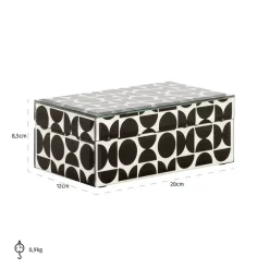 Richmond Interiors Juwelen box Vivian klein zwart