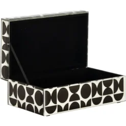 Richmond Interiors Juwelen box Vivian klein zwart