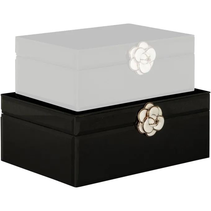 Richmond Interiors Juwelen box Vivy groot zwart