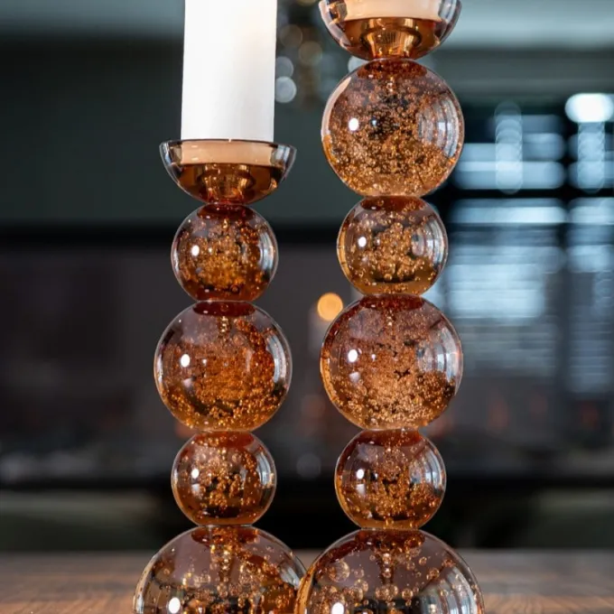Richmond Interiors Kandelaar Jolita bruin groot