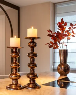 Richmond Interiors Kandelaar Joya copper large