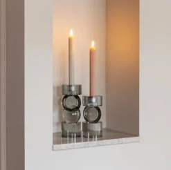 Richmond Interiors Kandelaar Jennyl klein grijs