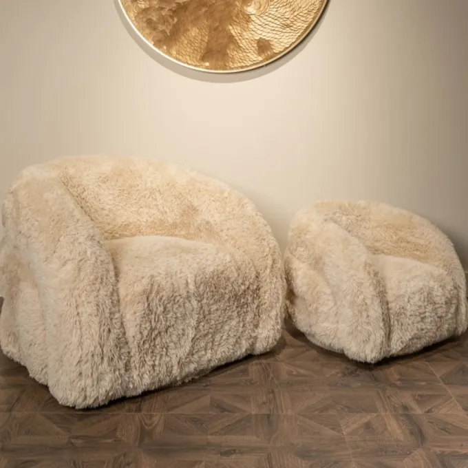 Richmond Interiors Kids draaifauteuil Lenny Yakety Yak Sand