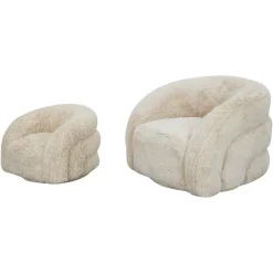 Richmond Interiors Kids draaifauteuil Lenny Yakety Yak Sand