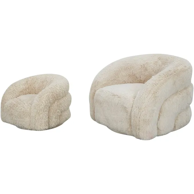 Richmond Interiors Kids draaifauteuil Lenny Yakety Yak Sand