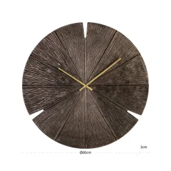 Richmond Interiors Klok Blaise brons Ø 80 cm