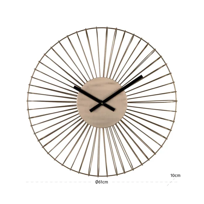 Richmond Interiors Klok Wirle goud Ø61 cm