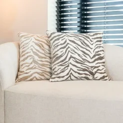 Richmond Interiors Kussen Eliza beige tijger