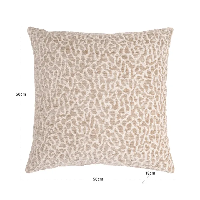 Richmond Interiors Kussen Noa beige luipaard