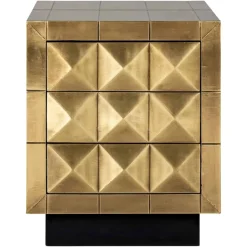 Richmond Interiors Ladenkast Collada 3-laden (Brushed Gold)