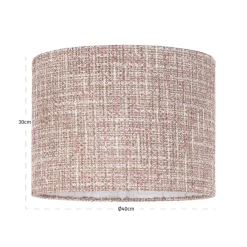 Richmond Interiors Lampenkap Live trendy rose 40Ø