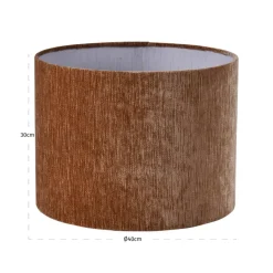 Richmond Interiors Lampenkap Ziba Be straight mocha mousse 40Ø