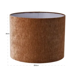 Richmond Interiors Lampenkap Ziba Be straight mocha mousse 50Ø