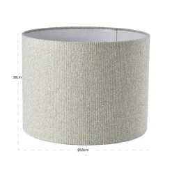Richmond Interiors Lampenkap Zera biscotti 50Ø