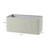 Richmond Interiors Lampenkap Zera biscotti rectangle S