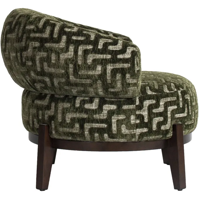 Richmond Interiors Lounge stoel Montana moss labyrinth