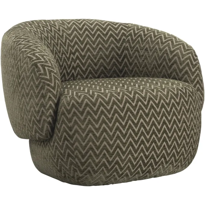 Richmond Interiors Lounge stoel Milano mos chevron