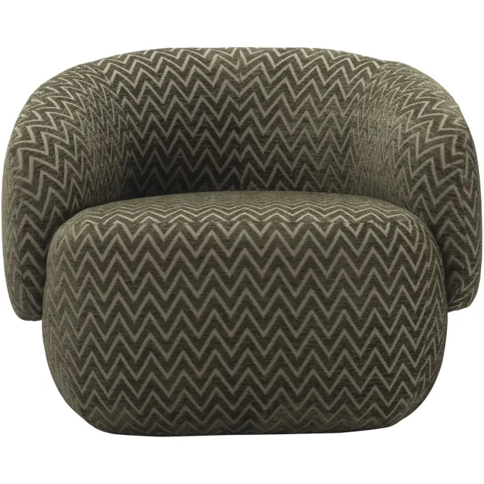 Richmond Interiors Lounge stoel Milano mos chevron