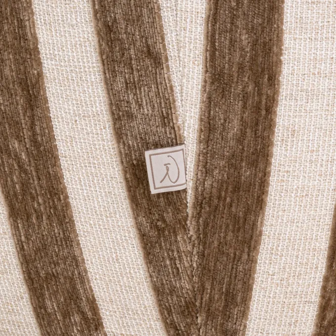 Richmond Interiors Lounge stoel Luxandra stripes zand