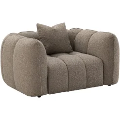 Richmond Interiors Lounge stoel Hogan mocca chunky
