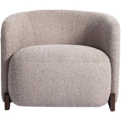 Richmond Interiors Lounge stoel Hannah mocca chunky fire retardant