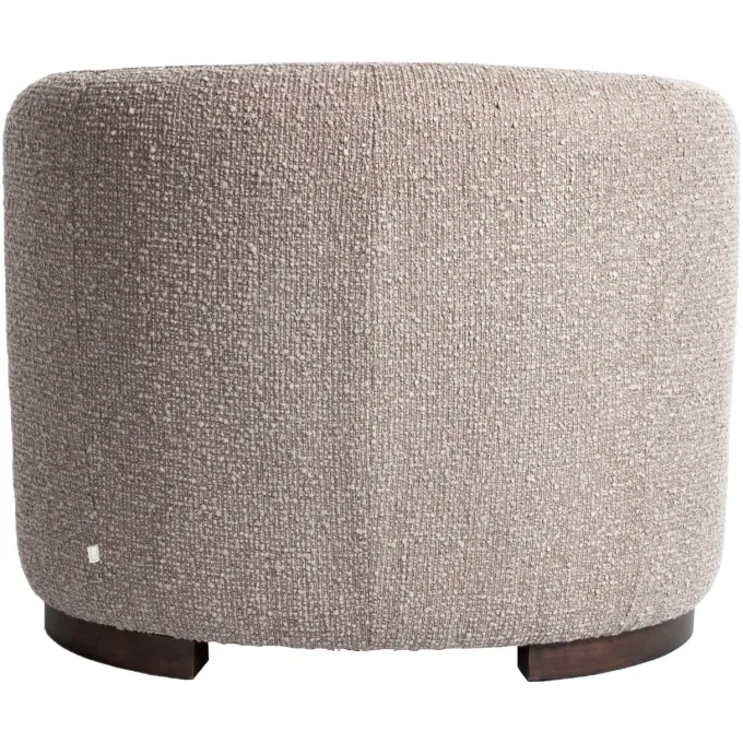 Richmond Interiors Lounge stoel Hannah mocca chunky fire retardant