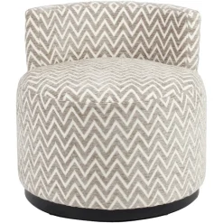 Richmond Interiors Lounge stoel Franny zand chevron