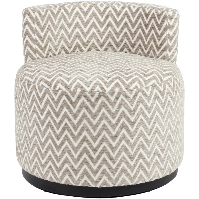 Richmond Interiors Lounge stoel Franny zand chevron