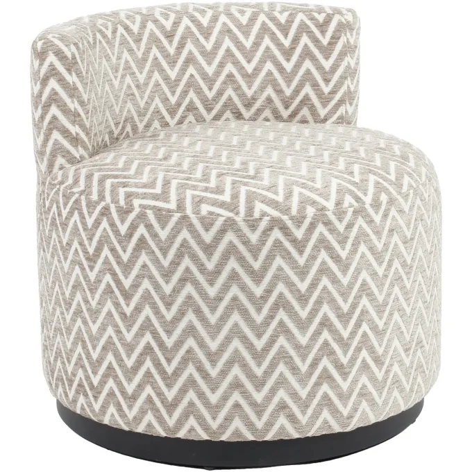 Richmond Interiors Lounge stoel Franny zand chevron