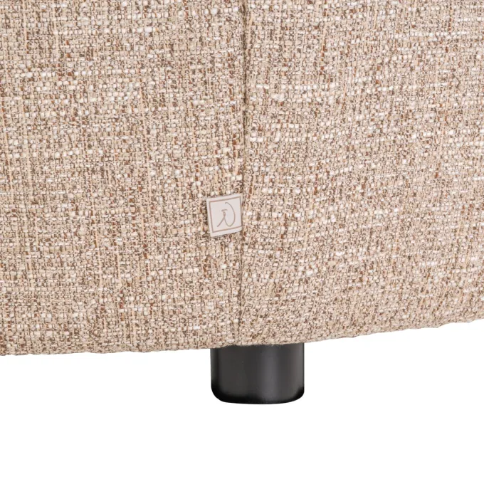 Richmond Interiors Lounge stoel Luxandra zand tweed fire retardant