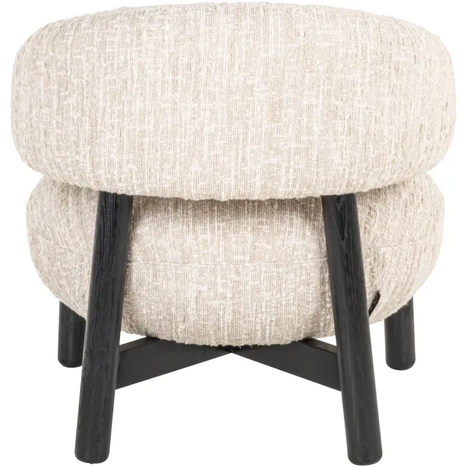 Richmond Interiors Lounge stoel Ornella beige angora