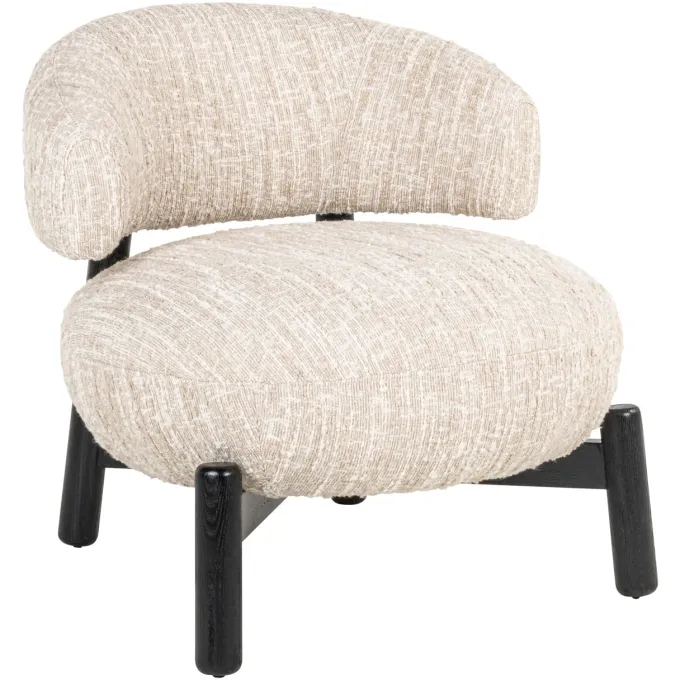Richmond Interiors Lounge stoel Ornella beige angora