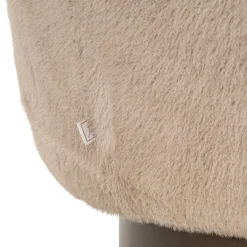 Richmond Interiors Lounge stoel Colmar khaki fluffy draaistoel