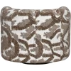 Richmond Interiors Lounge stoel Talley bruin nature draaistoel