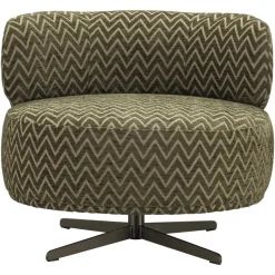 Richmond Interiors Lounge stoel Lauren mos chevron