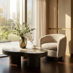 Richmond Interiors Lounge stoel Colmar naturel chunky