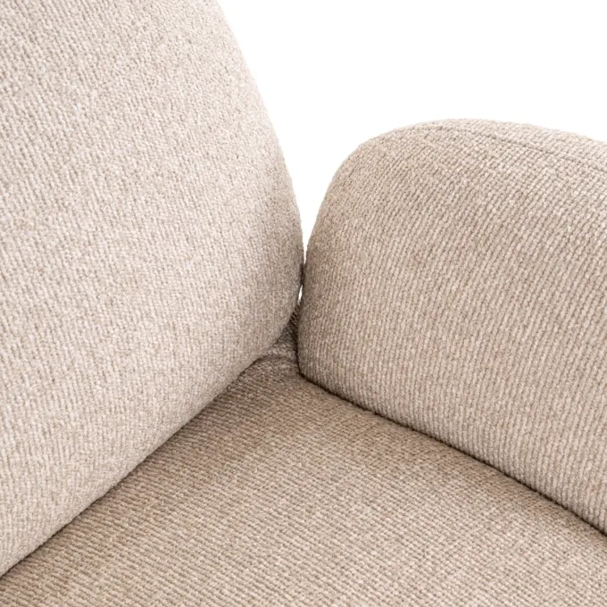 Richmond Interiors Lounge stoel Kagney biscotti swivel