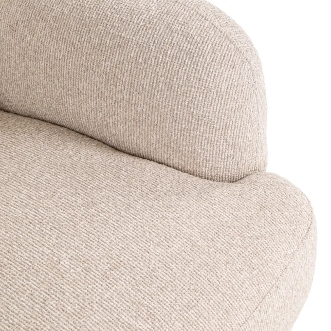 Richmond Interiors Lounge stoel Kagney biscotti swivel
