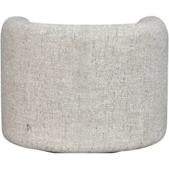Richmond Interiors Lounge stoel Talley creme tweed draaistoel