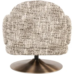 Richmond Interiors Lounge stoel Kagney brown omara swivel
