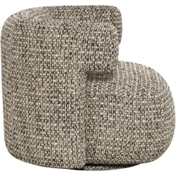 Richmond Interiors Lounge stoel Talley cobblestone draaistoel