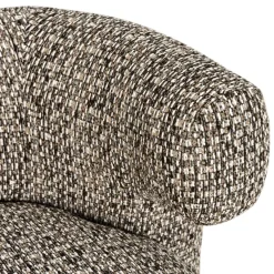 Richmond Interiors Lounge stoel Talley cobblestone draaistoel